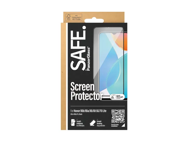 PanzerGlass SAFE. by Screen Protector Honor X6A l X6 l X6B 4G l X8