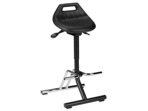 Stahulp In-uitklapbaar 640-840mm PU-schuim zwart