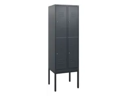 dubbeldekse locker,HxBxD 1950x600x500mm,2x2vak.,vak B 300mm