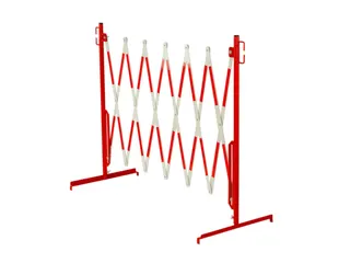 schaarhek,paal HxØ 960x27mm,HxBxD 960x0-4000x500mm,paal staal,rood - 4