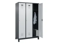 locker,HxBxD 1950x1200x500mm,3vak,vak B 400mm,cil.-slot,voeten