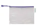 Opbergtas Tarifold met rits 235x165mm PVC blauw