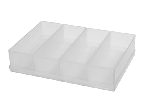 inzetbak,v. Magazijnkast,HxLxB 45x160x55mm,PP