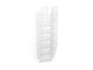 Wandfolderhouder Flexiplus 6 A4 Transparant - 1
