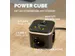Stekkerblok Fellowes Power Cube F 3-voudig 1xUSB-A 2xUSB-C 2m zwart