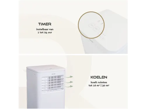Airconditioning BRASQ MAC9000 9000 BTU wit