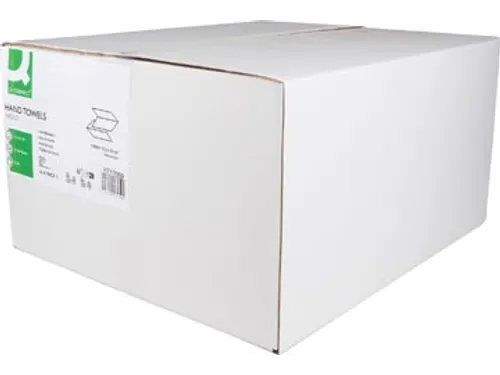 Handdoek V Vouw 2 Laags Cellulose Doos 3200 Vel Wit