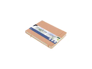 Schetsboek Kangaro A5 landscape oud roze PU HC 80 blad 140gr roomwit m - 1