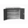 universele kast,HxBxD 1000x1300x550mm,2xStalen bodem,1lade(n)