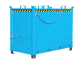 klapbodemcontainer,HxLxB 1445x1040x1845mm,2m³,hijsogen,vorksloffen - 2