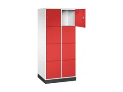 grootvolume-lockersysteem,HxBxD 1950x820x600mm,2x4vakken,cil.-slot