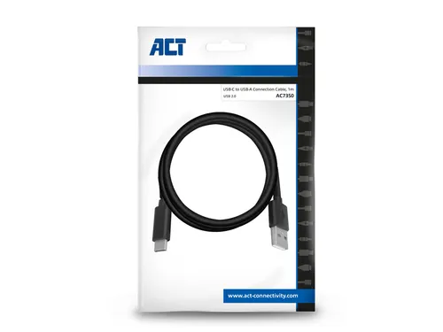 Kabel ACT USB 2.0 USB-A naar USB-C 1 meter