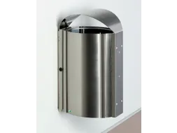 Wandafvalbak RVS 50 liter HxB 790x480mm binnenbak verzinkt