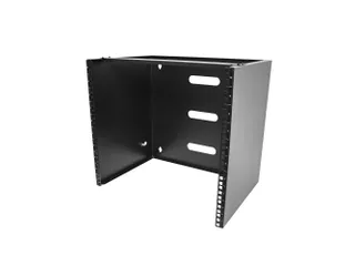 10U Wandmonteerbaar Netwerk Rack 19 inch Zwart - 1