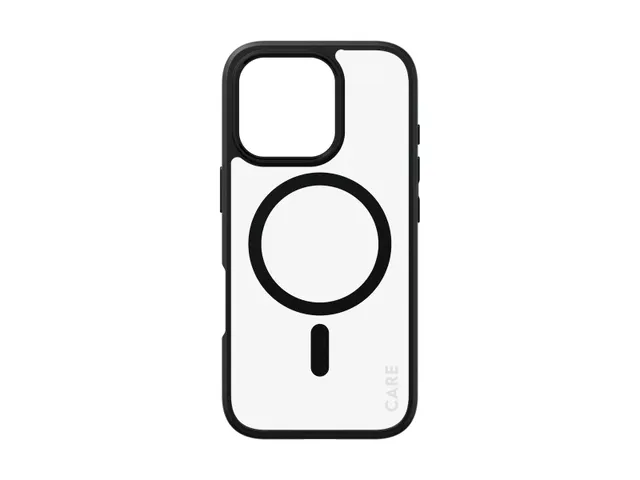 PanzerGlass CARE by Urban Combat Case Transparent w. Black Frame