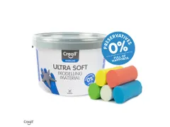 Klei Creall Play-it Ultra soft rood/blauw/groen/geel/wit 1100gram