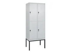 dubbeldekse locker,HxBxD 2120x800x500mm,2x2vak.,vak B 400mm