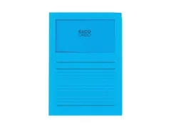 Map Elco Ordo Classico mvenst A4 120gr 220x310mm blauw 100st verp10022