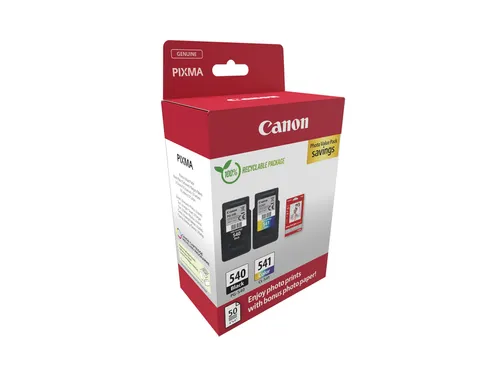 Canon PG-540 & CL-541 Multipack Zwart + Kleur Inktcartridges