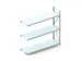 Rayonnage Grande Largeur Suivant Hxlxp 2200X2251X650Mm 3Niveaux Acier