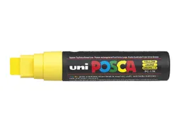 Verfstift Posca PC17K Extra Brede punt 15mm rechthoek geel