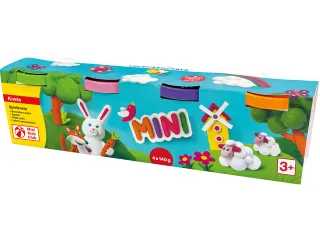 Kinderklei Eberhard Faber in beker,140gr oranje, roze, groen, paars - 2