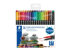Permanent Viltstift Staedtler 3187 Design Journey dubbele punt assorti