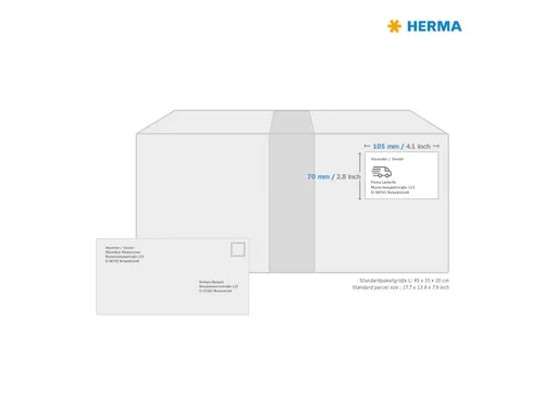 HERMA 4426 Premium etiketten A4 105x70mm Wit 800 stuks