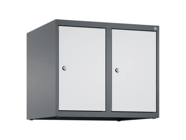 opzetkast,v. locker,2vak.,vak B 300mm,HxBxD 500x600x500mm,cilinderslot