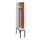 locker met bank,voor scheiding van kleding,HxBxD 2120x300x815mm,1vak