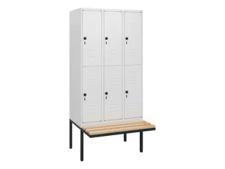Dubbeldekse dekenkist,HxBxD 1950x900x815mm,3x2vak.,vak B 300mm - 1