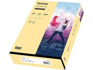 Inapa Tecno colors Gekleurd papier A4 Chamois 80 gram 500vel - 1