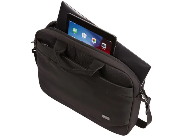 Advantage Laptoptas voor 14 inch laptop zwart polyester