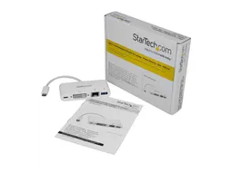 Usb-C Multiport Adapter Voor Laptops Dvi Gbe Usb 3.0