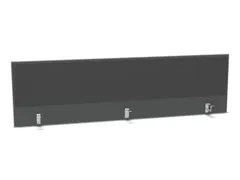 opzetpaneel bureau aanbouw achter MS-donkergrijs antraciet 2000mm