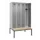 locker met bank,HxBxD 2120x1200x815mm,4vak,vak B 300mm,cilinderslot
