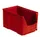 Zichtbak Hxbxd 200x200x360/310mm Pe Rood