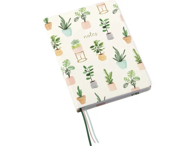 Notitieboek Èccolo Succulent lijn ca.15x20cm 80gr. 256pag.