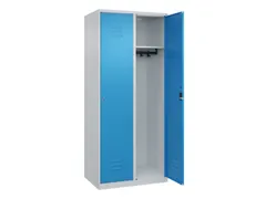 locker,HxBxD 1850x800x500mm,2vak,vak B 400mm,cil.-slot,staand op vloer