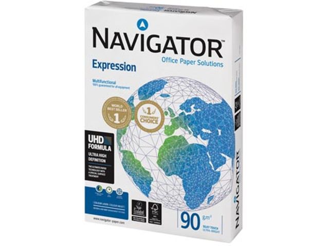 Navigator Kopieerpapier A4 Expression Wit 90 Gram 500 Vel | Papierwaren.nl