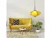 Lanterne Nextime Lumi 60 cm tissu jaune