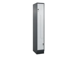 Z-garderobekast,HxBxD 1950x300x500mm,vak B 150/300mm,draaigrendel - 1