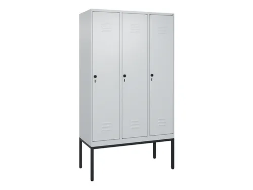 locker voor scheiding van kleding,HxBxD 2120x1200x500mm,3vak