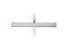 Roll-Banner Massive 85x160-220 cm 1 Voet Zilver
