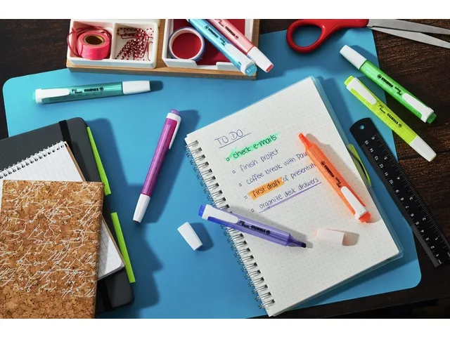 Markeerstift STABILO Swing cool 275/8 Wow assorti etui à 8 stuks