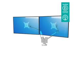 ViewLite Plus Monitorarm 652 Zilver 2 Schermen - 1