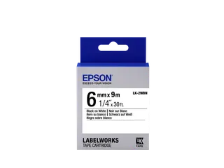 Standard Tape - LK-2WBN Std Blk/Wht 6/9 - 2