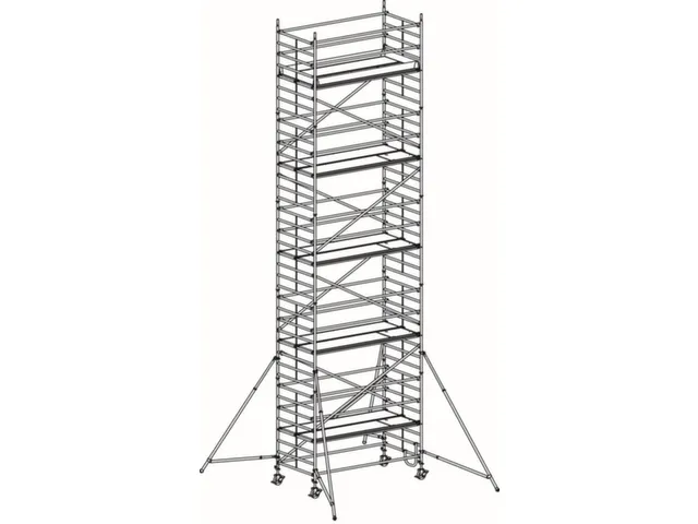 rolsteiger,reik H 11,4m,steiger H 10,64m,5platform(s),m. luik