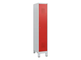schoollocker,HxBxD 1630x300x500mm,1vak,vak B 300mm,cil.-slot,voeten - 2
