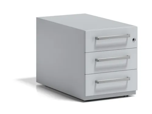 mobiel ladeblok,HxBxD 495x420x775mm,3lade(n),m. beugelgreep,cil.-slot